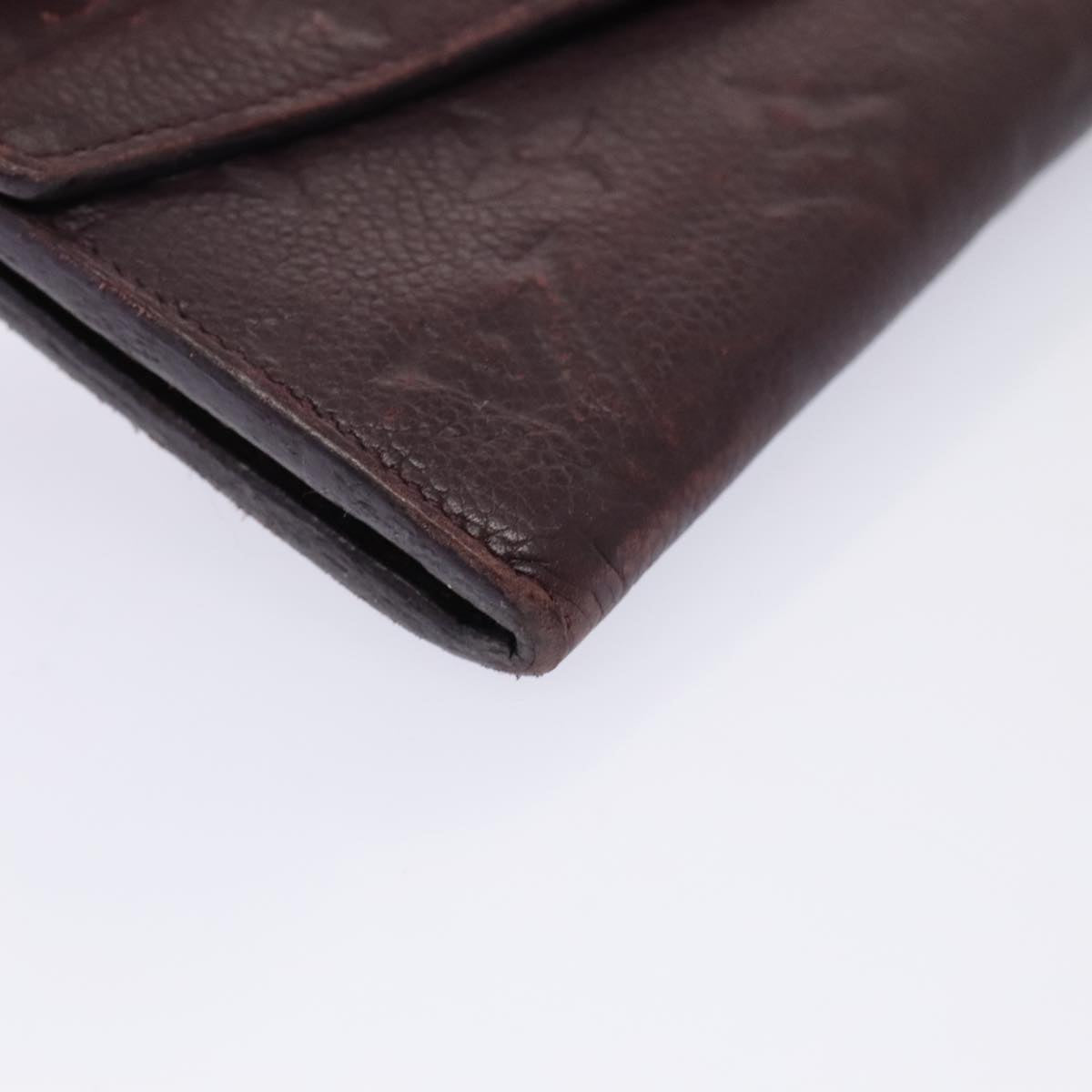 Louis Vuitton Sarah Purple Leather Wallet
