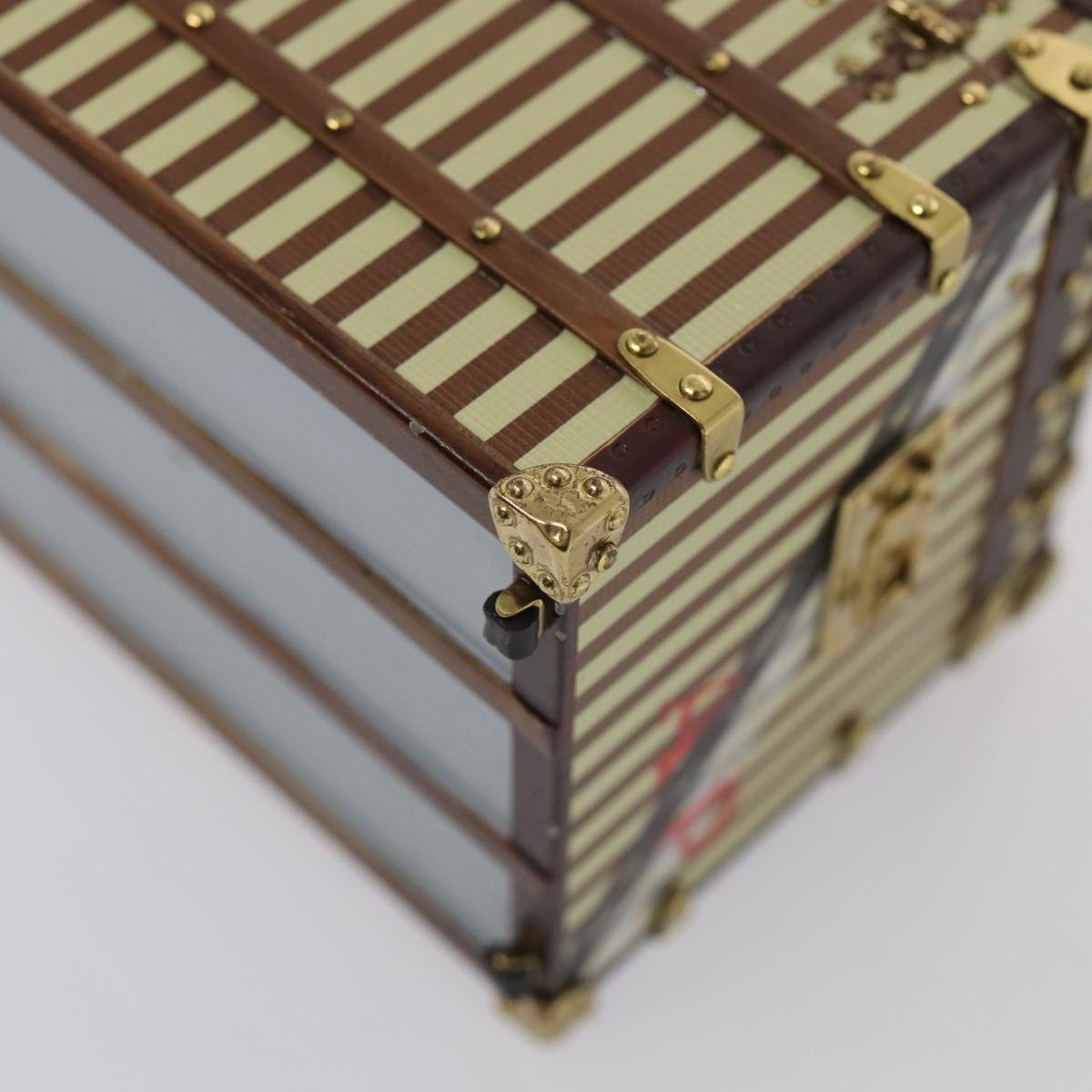 Louis Vuitton Paperweight Gold Metal Handbag