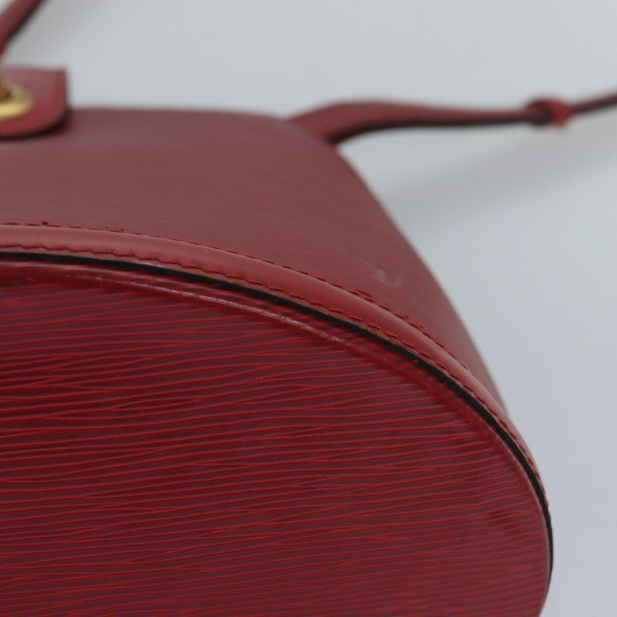 Louis Vuitton Cluny Red Leather Shoulder Bag