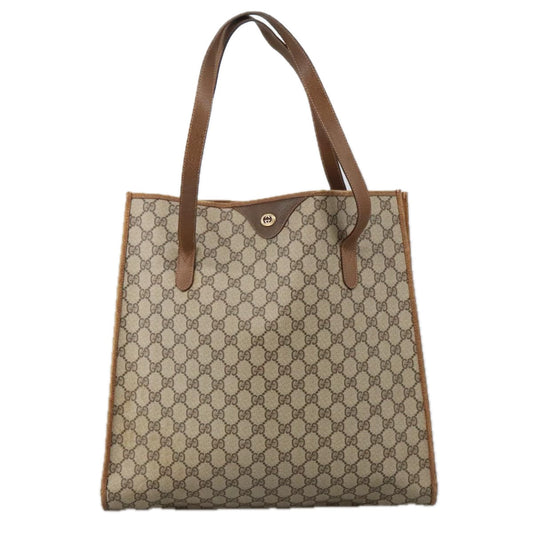 Gucci Cabas Beige Canvas Tote Bag ()