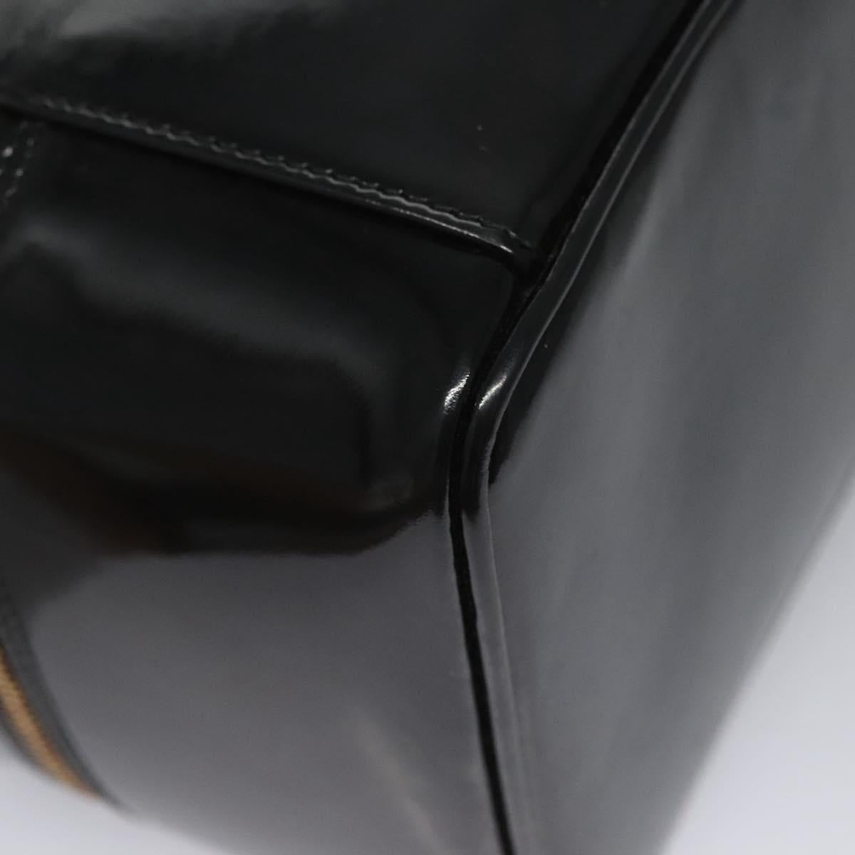 Gucci Black Patent Leather Handbag