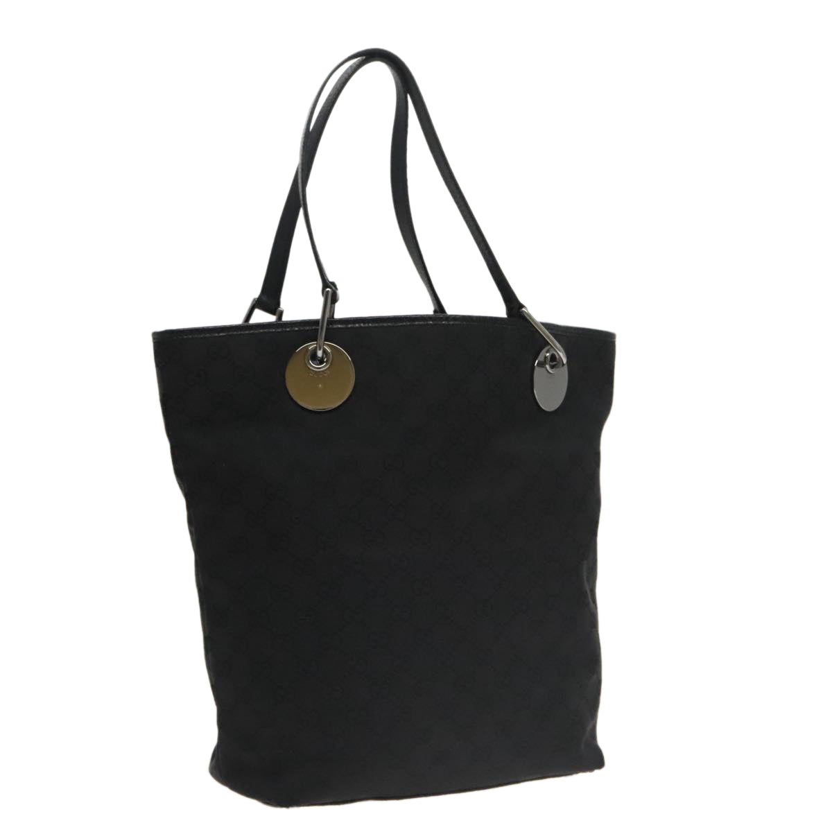 Gucci -- Black Canvas Tote Bag
