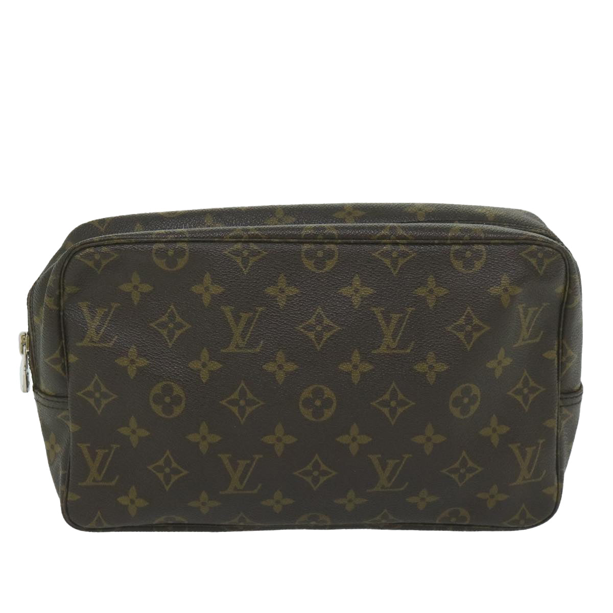 Louis Vuitton Trousse De Toilette Brown Canvas Clutch Bag