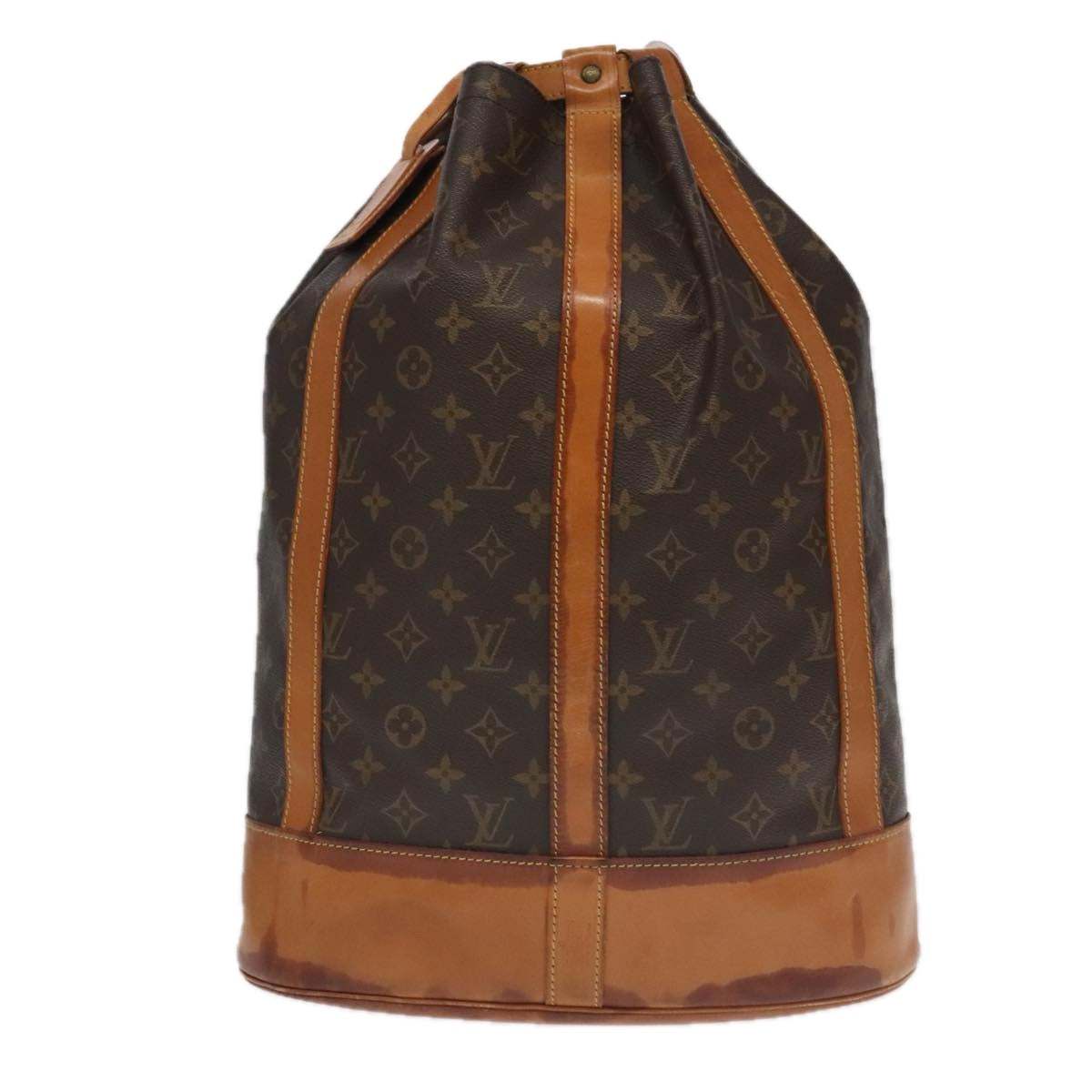 Louis Vuitton Randonnée Brown Canvas Backpack Bag