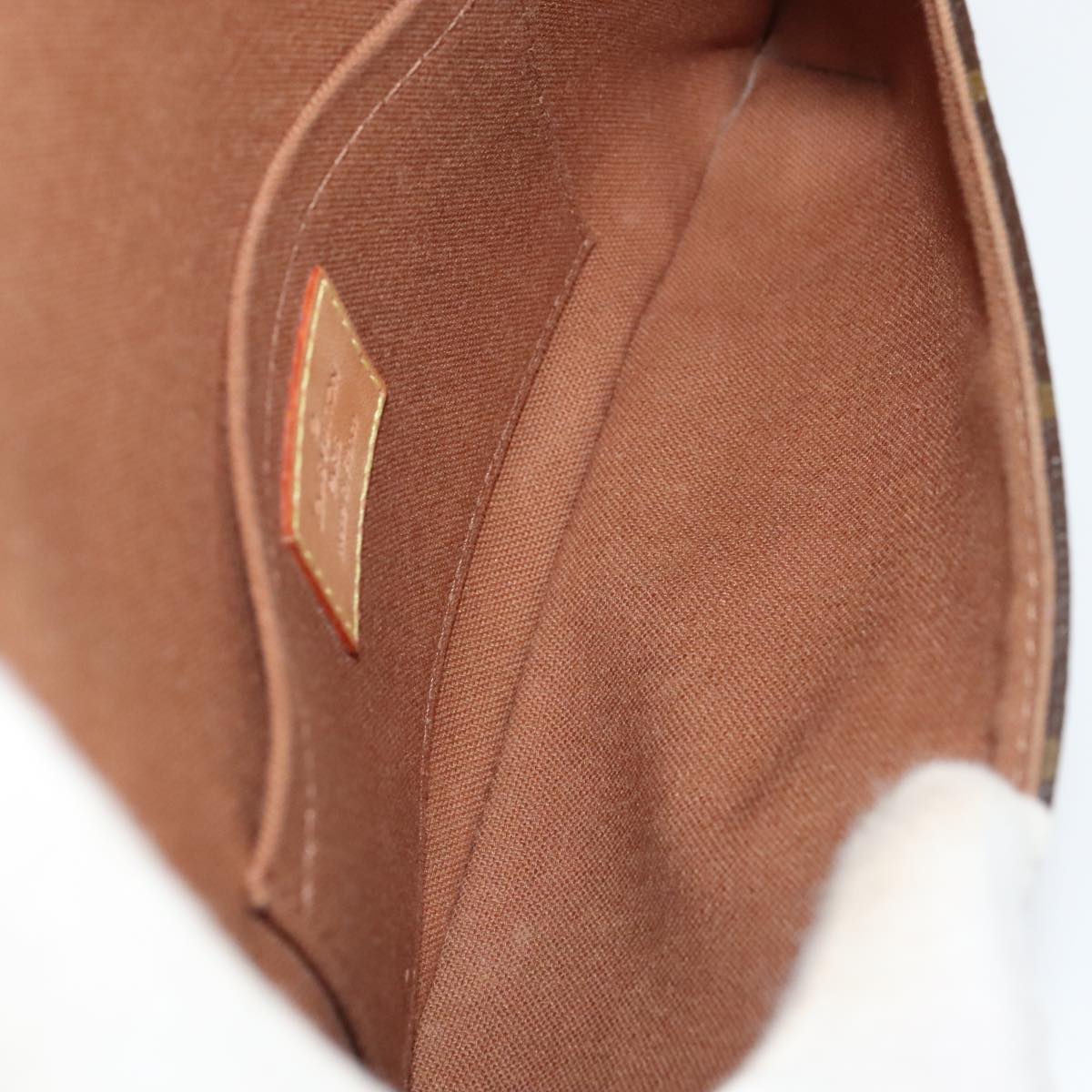 Louis Vuitton Marelle Brown Canvas Shoulder Bag