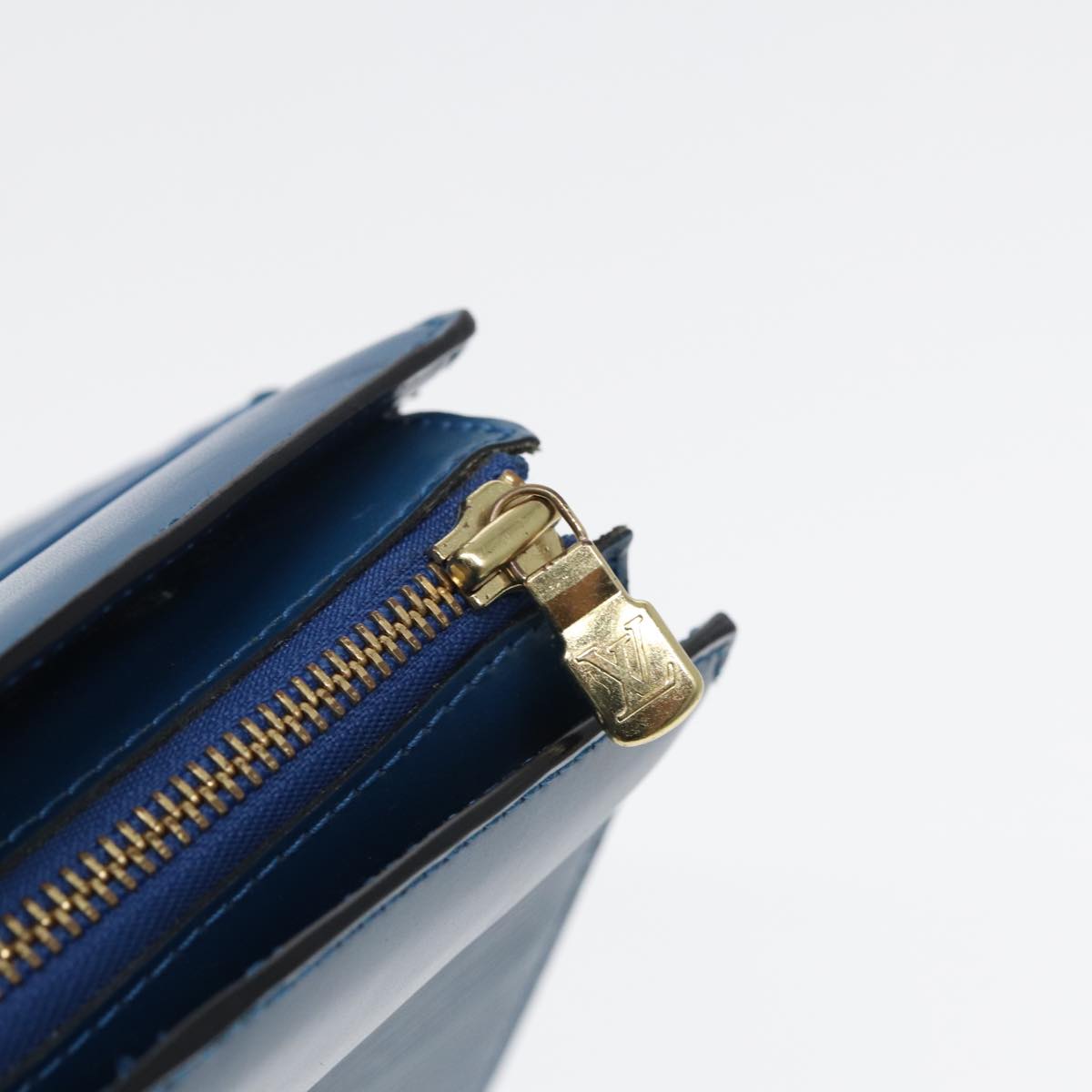 Louis Vuitton Riviera Blue Leather Handbag