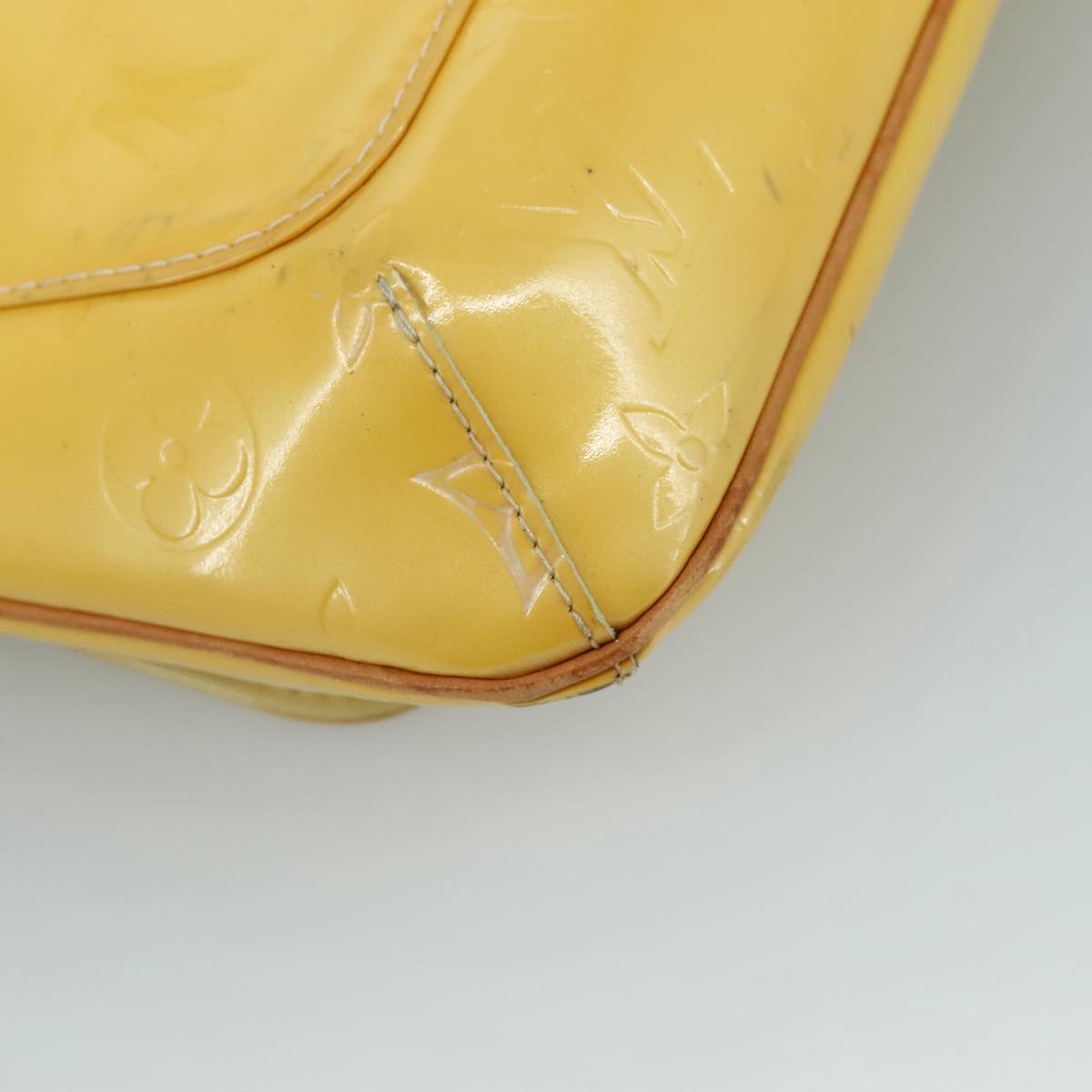 Louis Vuitton Thompson Street Yellow Patent Leather Shoulder Bag