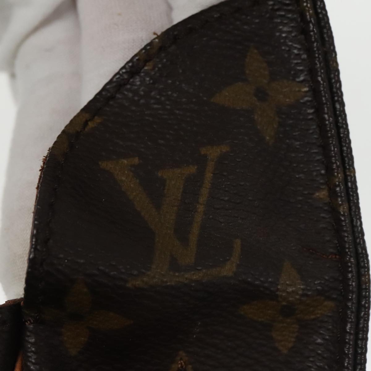 Louis Vuitton Cartouchiere Brown Canvas Shoulder Bag