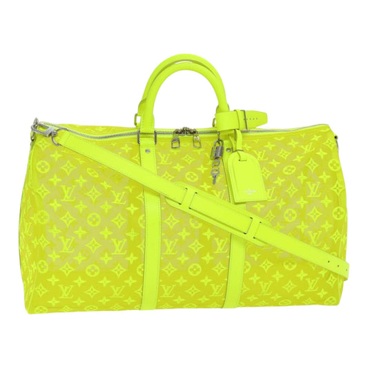 Louis Vuitton Keepall Bandouliere 50 Yellow Canvas Travel Bag