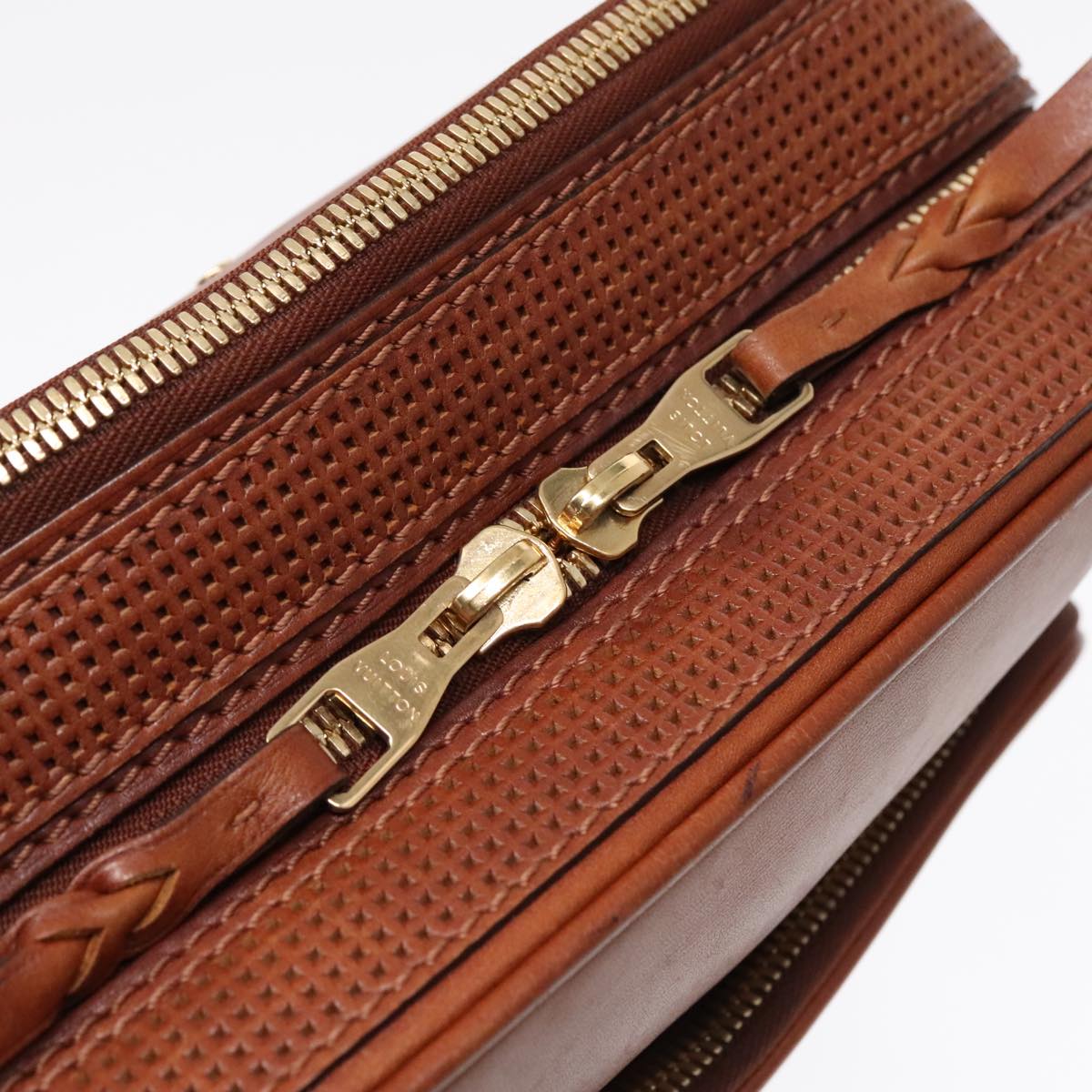 Louis Vuitton Trotteur Brown Leather Shoulder Bag