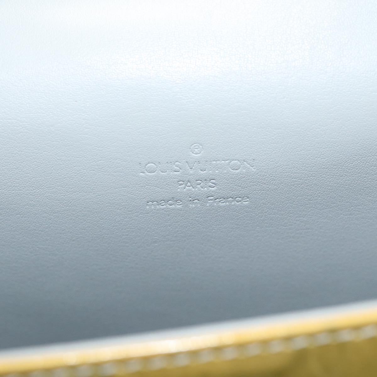 Louis Vuitton Spring Street Yellow Patent Leather Handbag