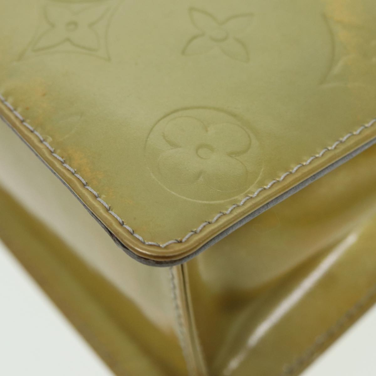 Louis Vuitton Spring Street Yellow Patent Leather Handbag