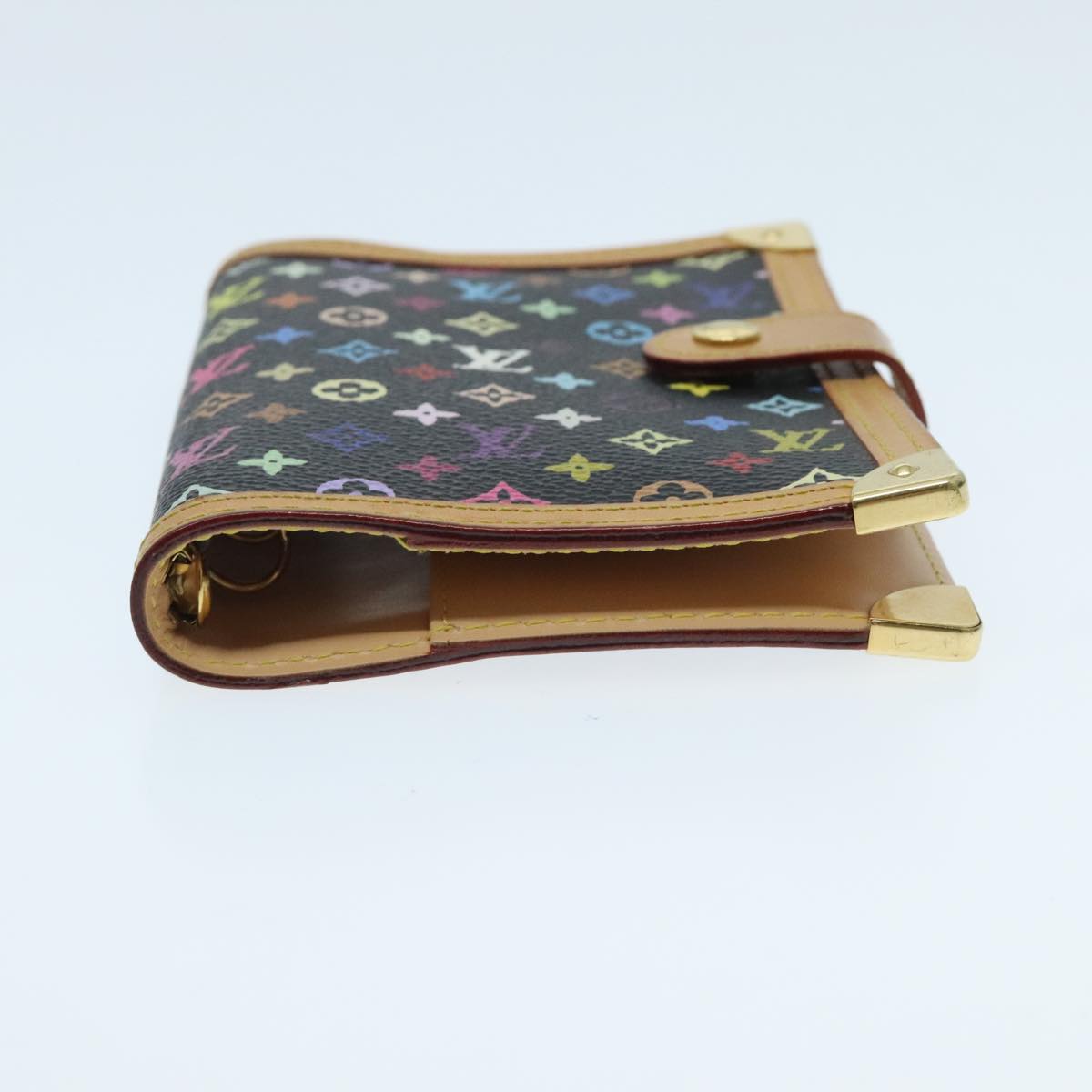 Louis Vuitton Agenda Pm Black Canvas Wallet