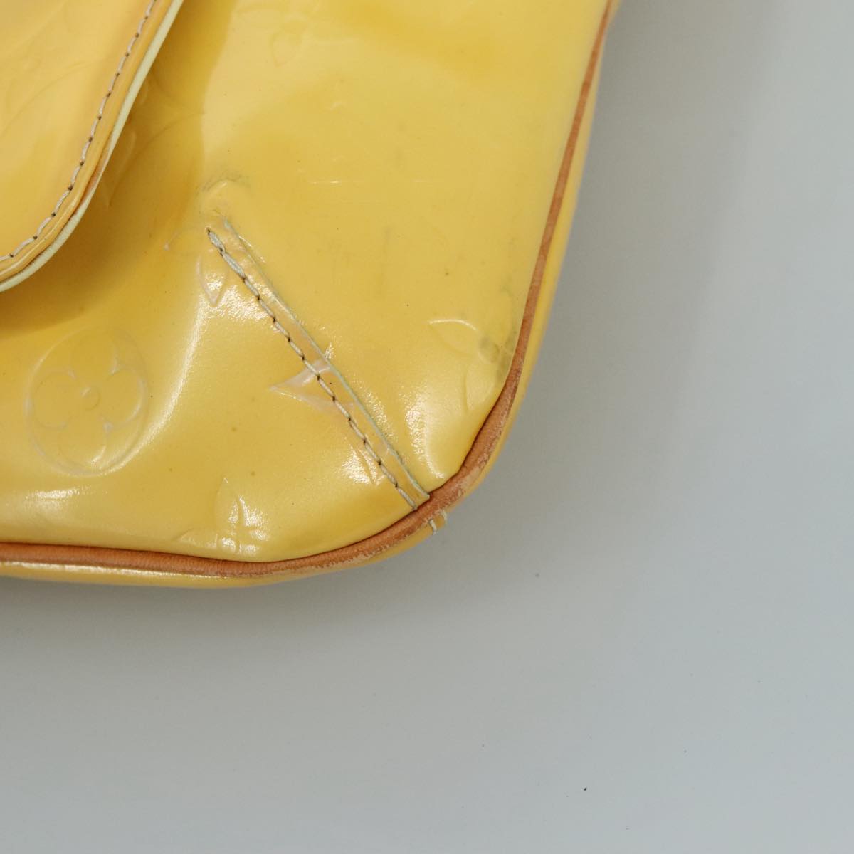 Louis Vuitton Thompson Street Yellow Patent Leather Shoulder Bag