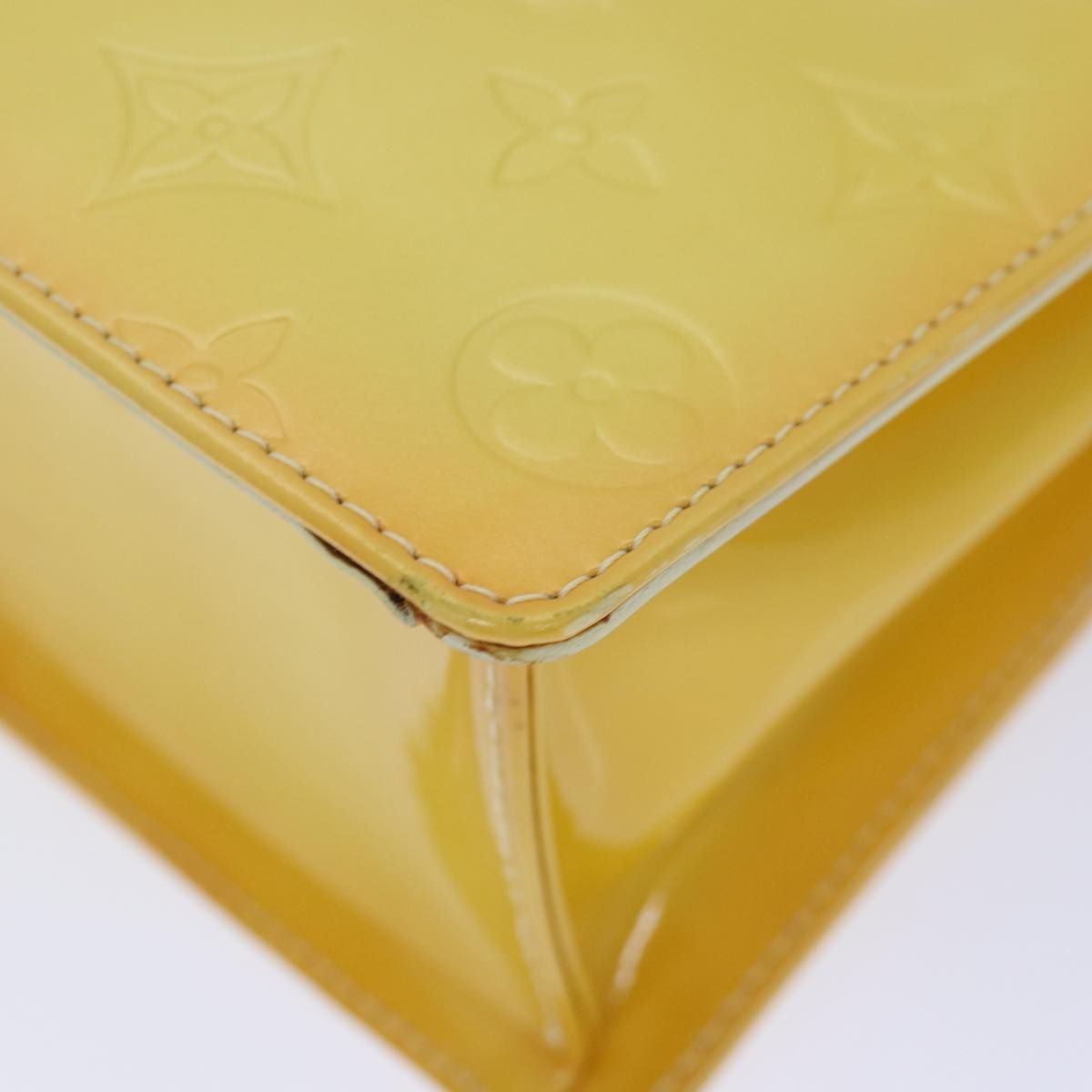 Louis Vuitton Spring Street Yellow Patent Leather Handbag