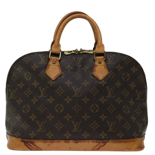 Louis Vuitton Alma Brown Canvas Handbag