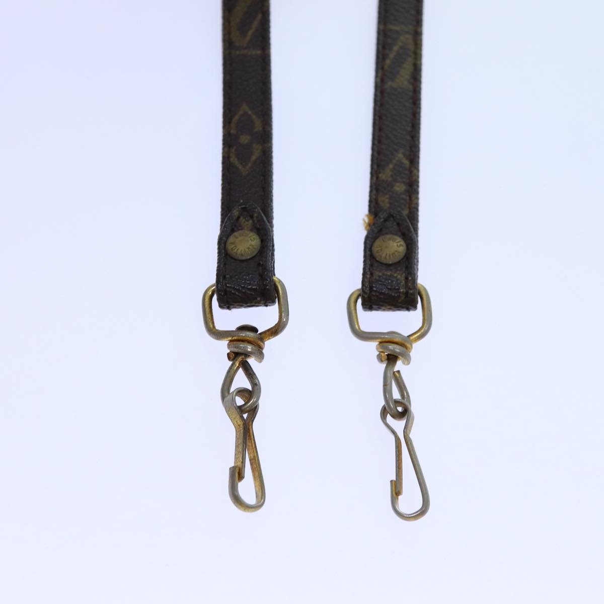Louis Vuitton Shoulder Strap Brown Canvas Bag Jewelry