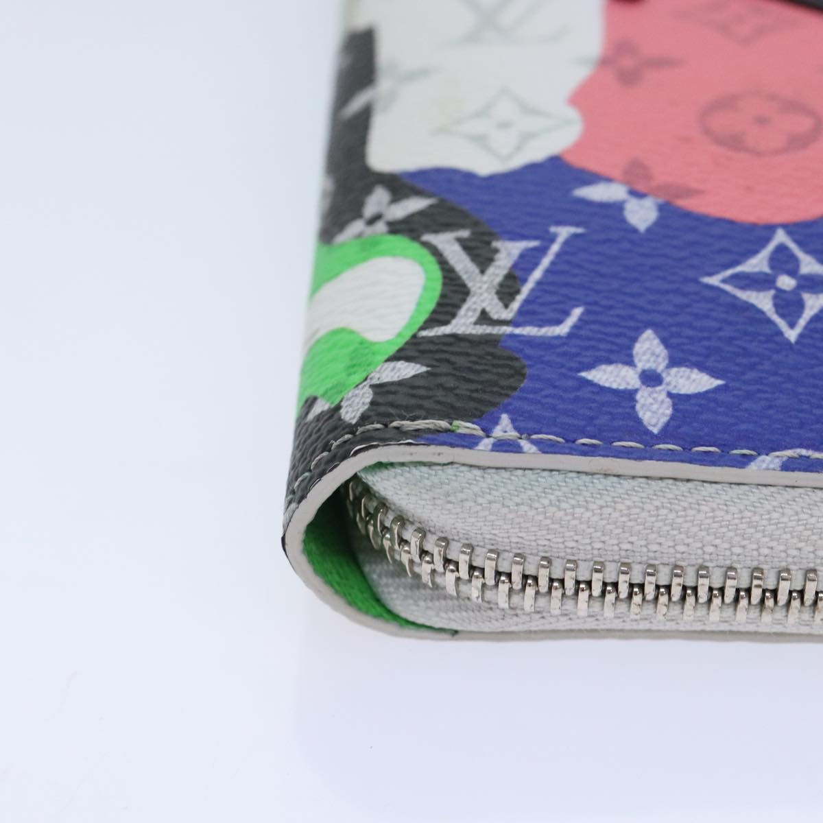 Louis Vuitton Zippy Wallet Vertical White Canvas Wallet