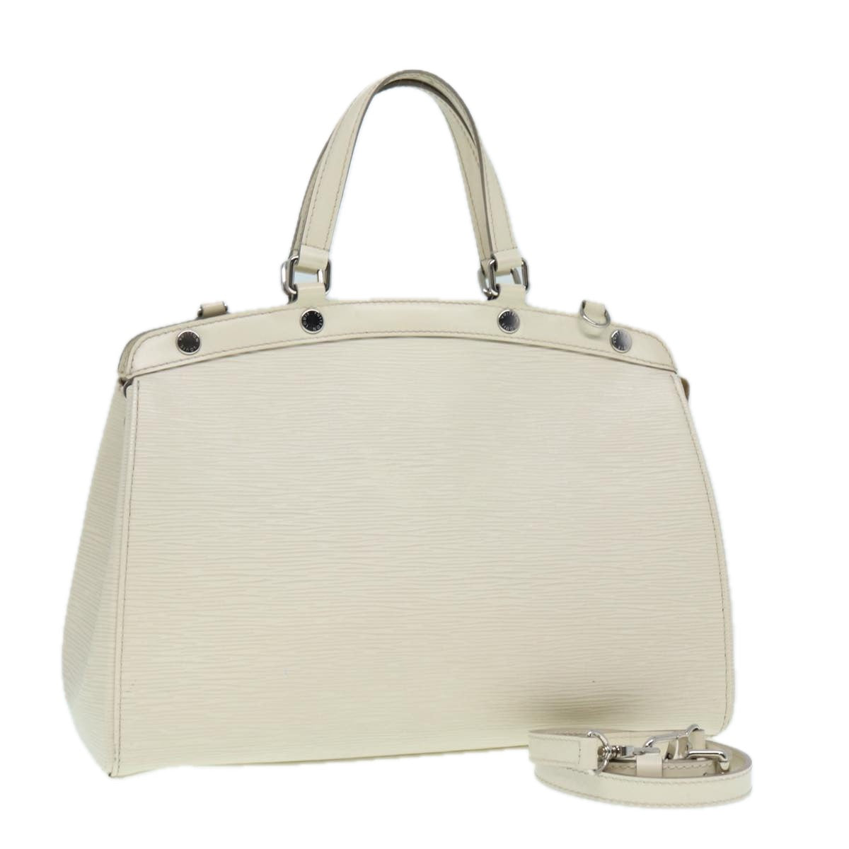 Louis Vuitton Blair Ecru Leather Handbag