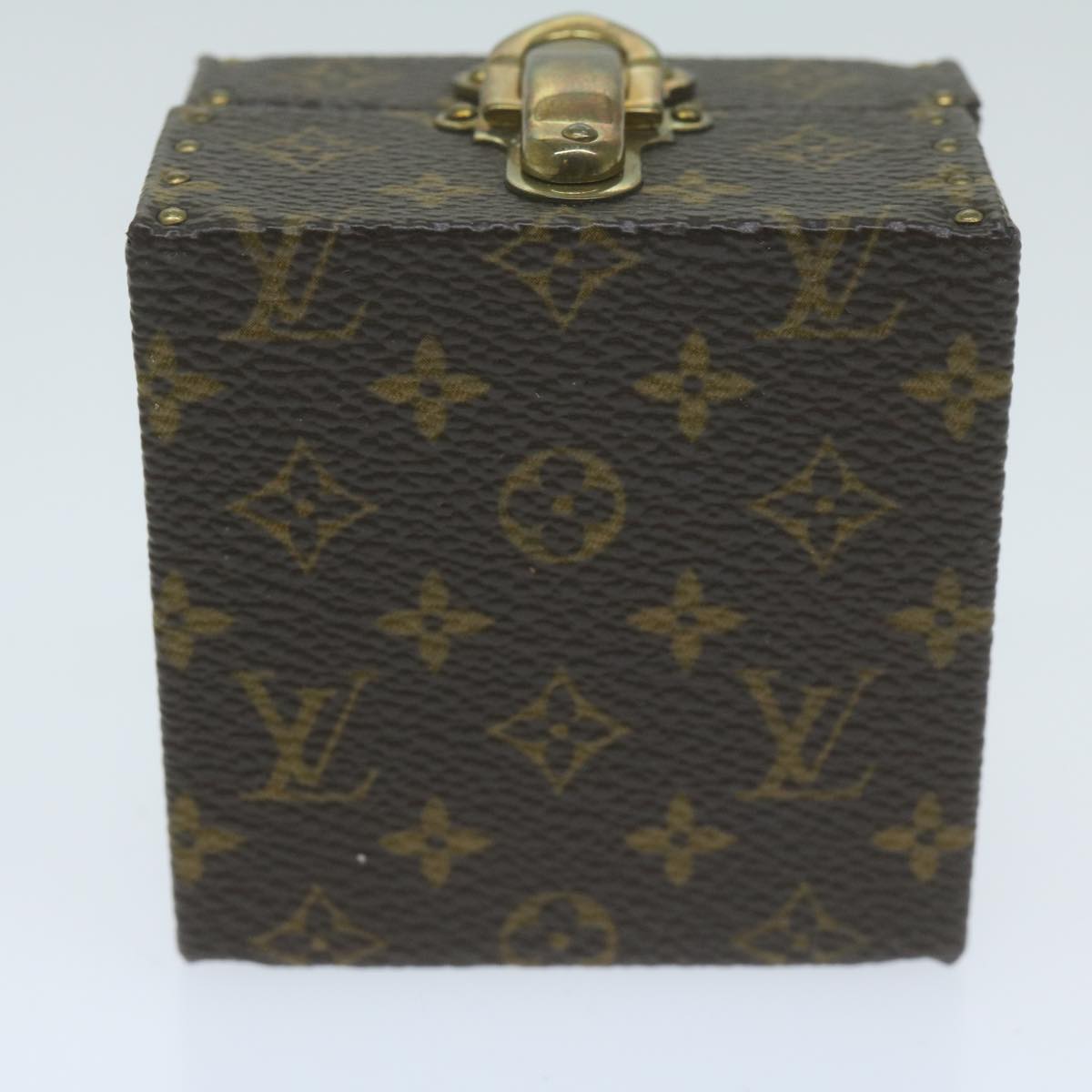 Louis Vuitton Jewelry Case Brown Canvas Jewelleryset Jewelry