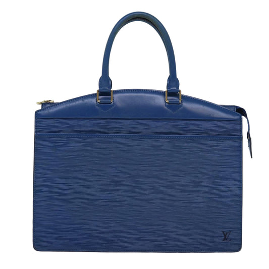 Louis Vuitton Riviera Blue Leather Handbag