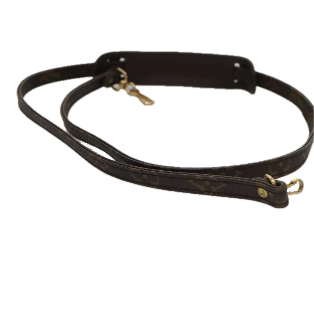 Louis Vuitton Shoulder Strap Brown Canvas Bag Jewelry