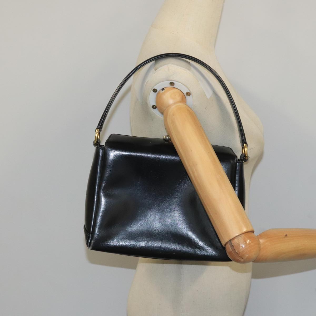 Gucci Black Leather Handbag