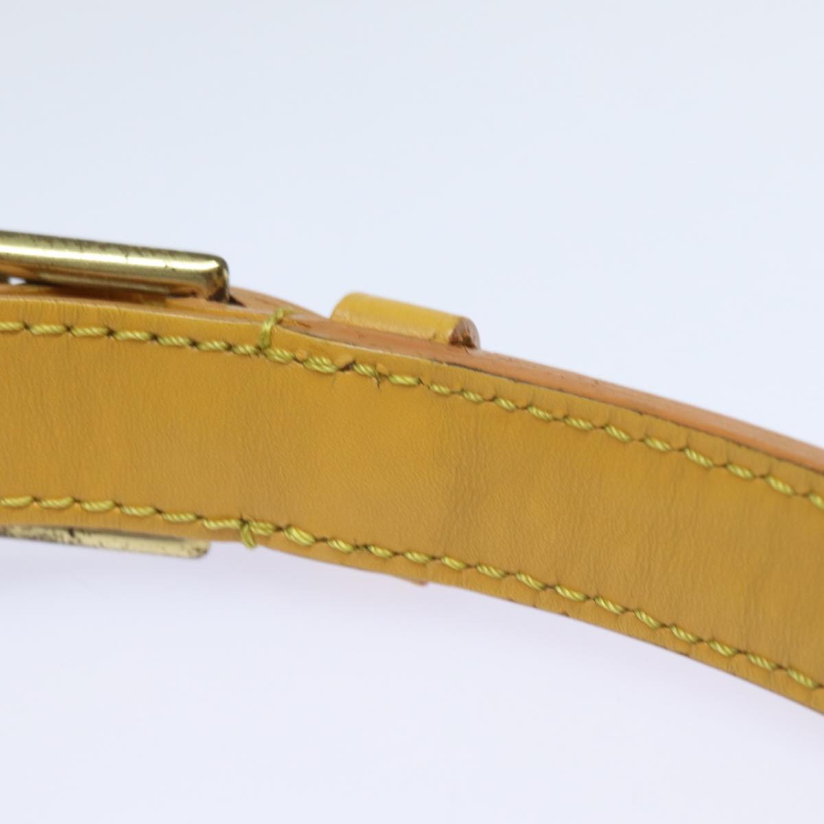 Louis Vuitton Petit Noé Yellow Leather Shoulder Bag