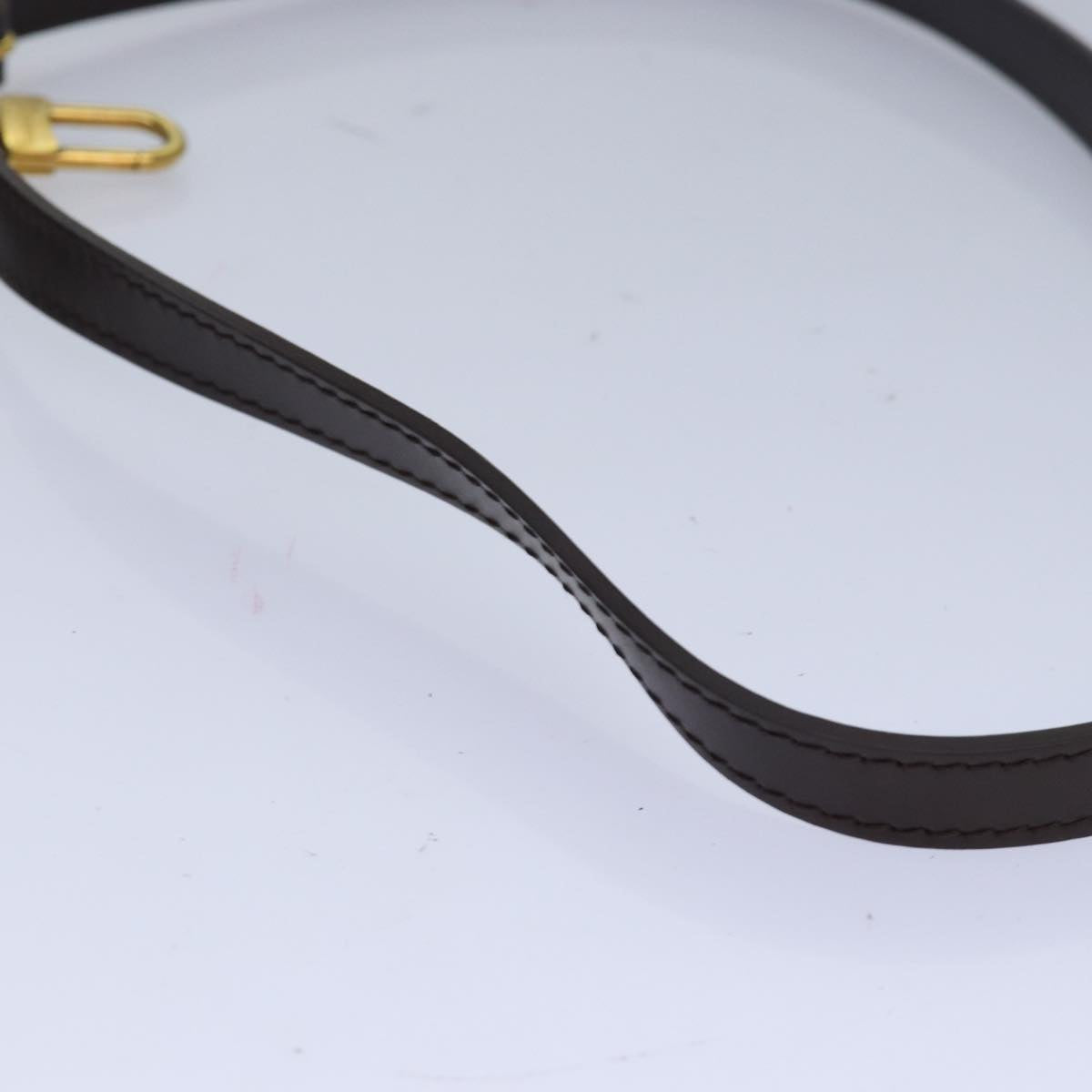 Louis Vuitton Shoulder Strap Brown Leather Bag Jewelry