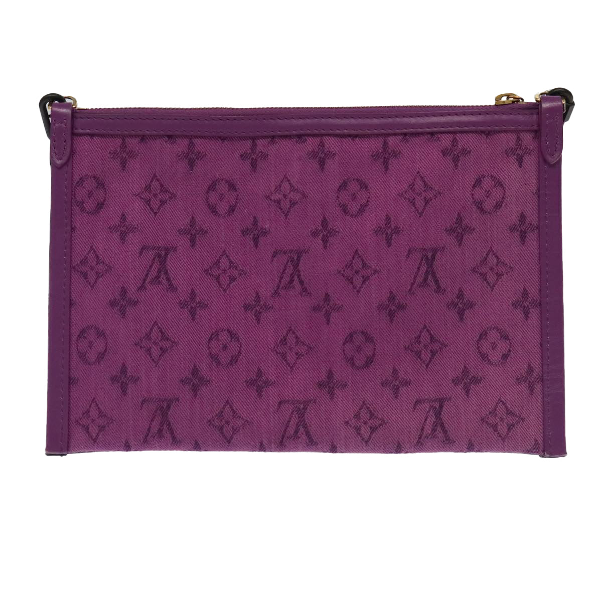 Louis Vuitton Flat Messenger Brown Canvas Shoulder Bag