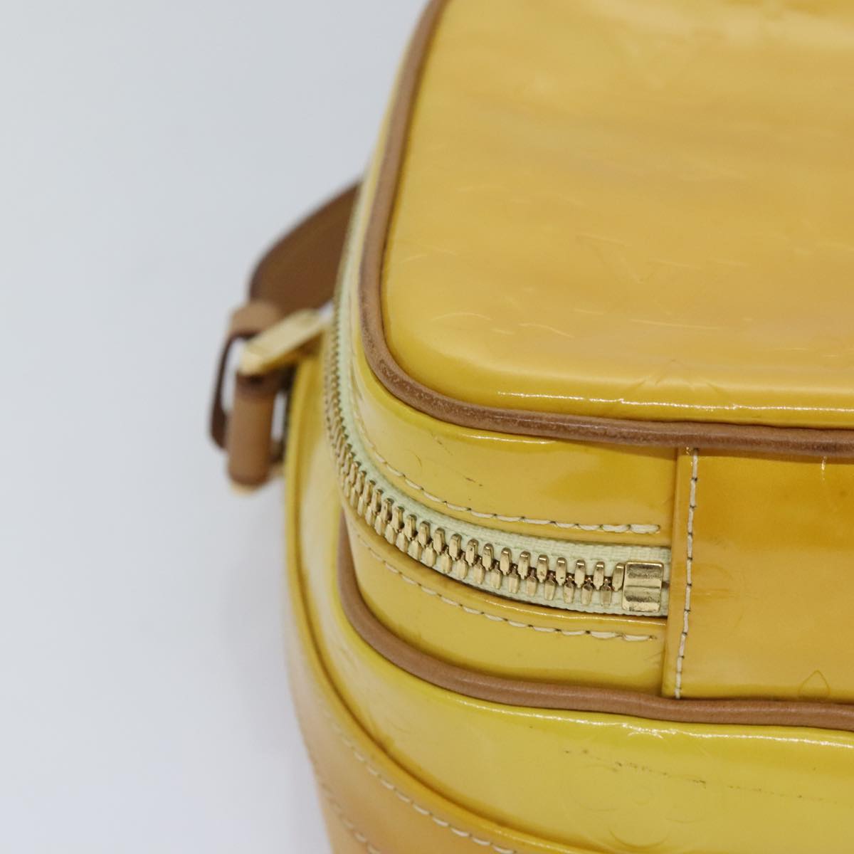 Louis Vuitton Wooster Yellow Patent Leather Shoulder Bag