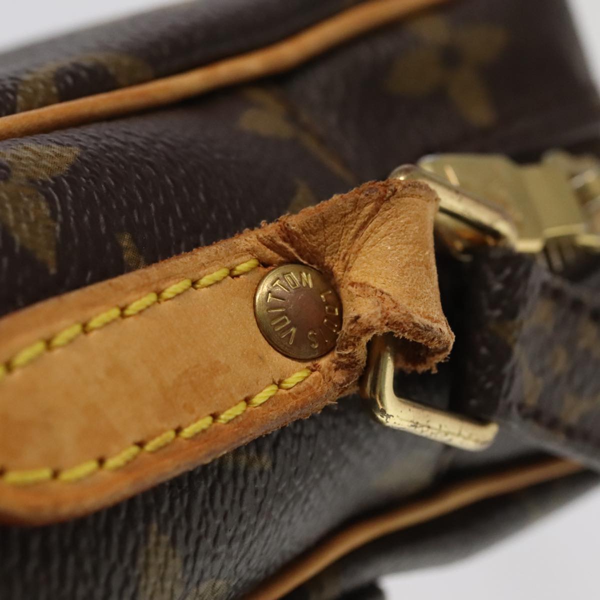 Louis Vuitton Amazon Brown Canvas Shoulder Bag