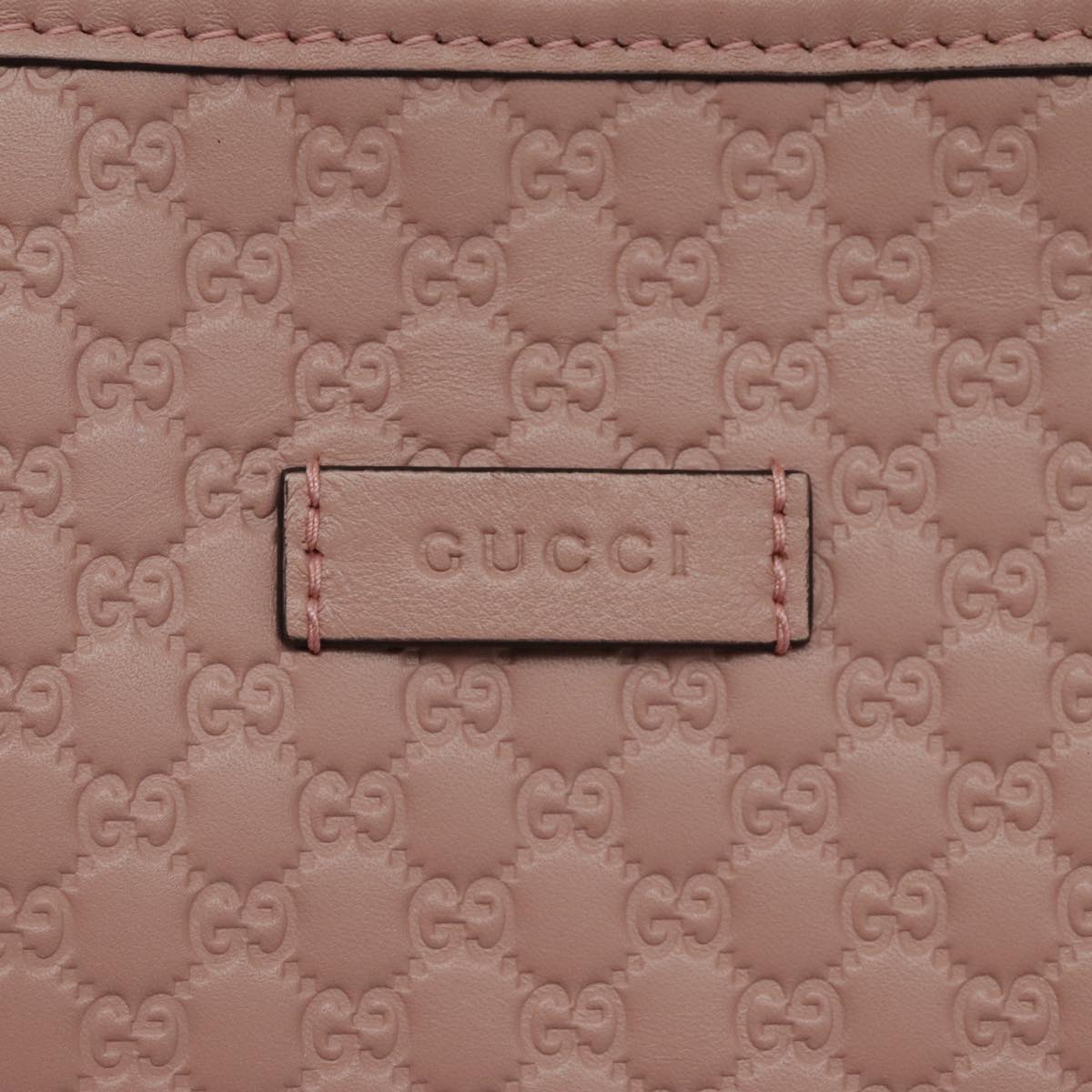 Gucci Micro Guccissima Pink Leather Tote Bag