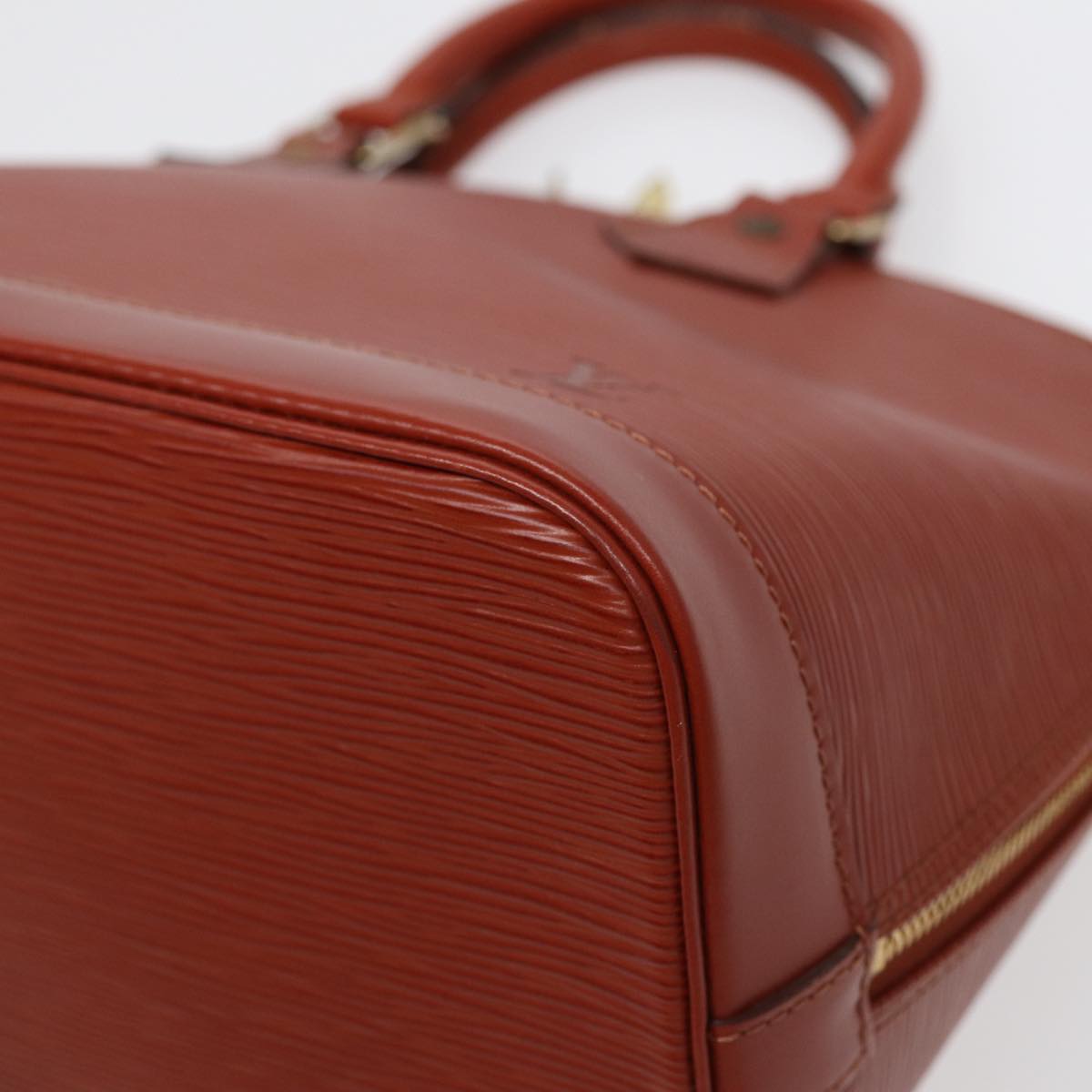 Louis Vuitton Alma Brown Leather Handbag