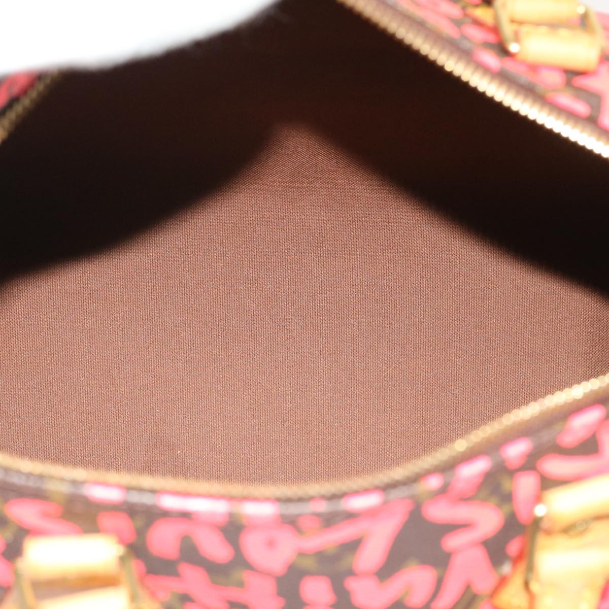 Louis Vuitton Speedy 30 Pink Canvas Handbag
