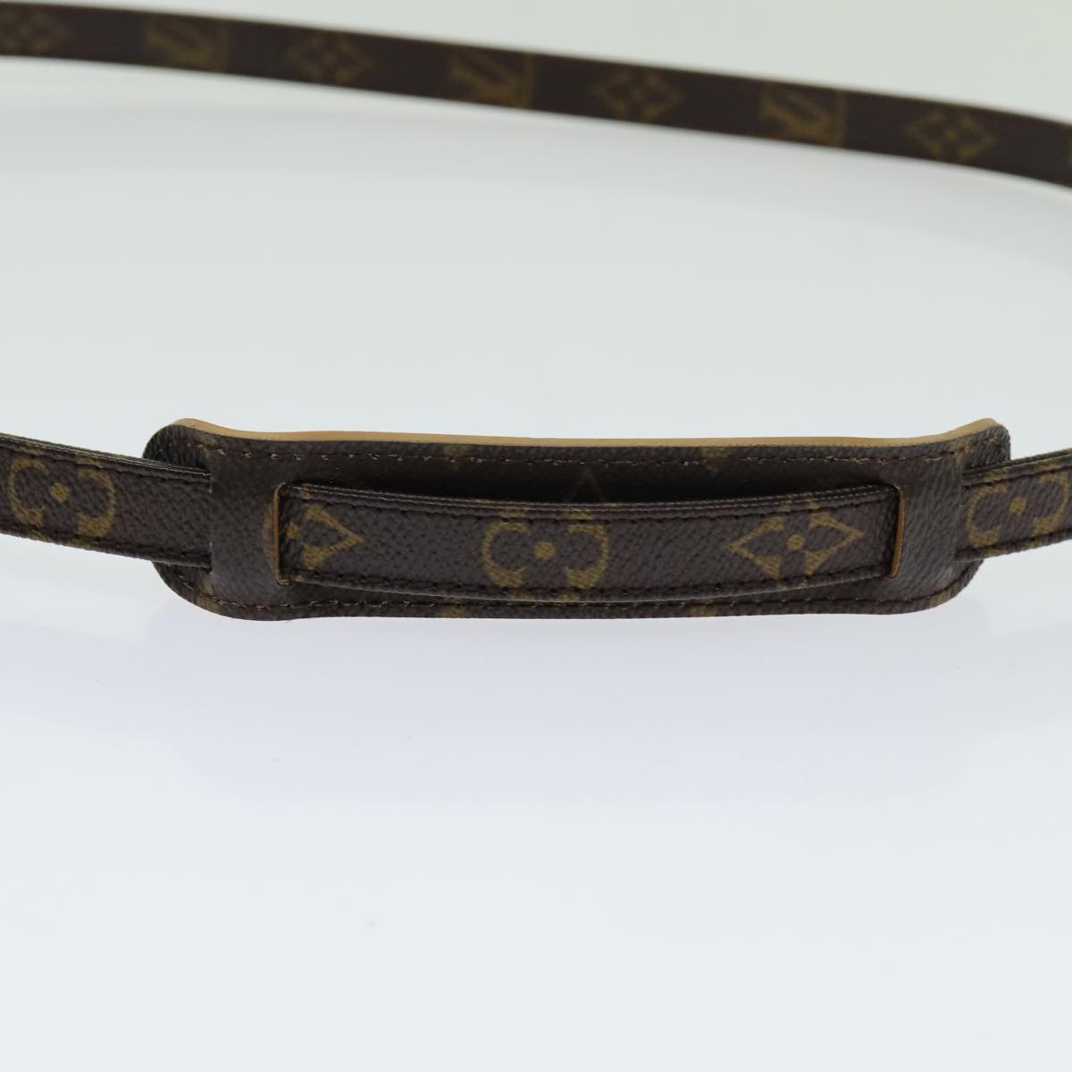Louis Vuitton Shoulder Strap Brown Canvas Bag Jewelry