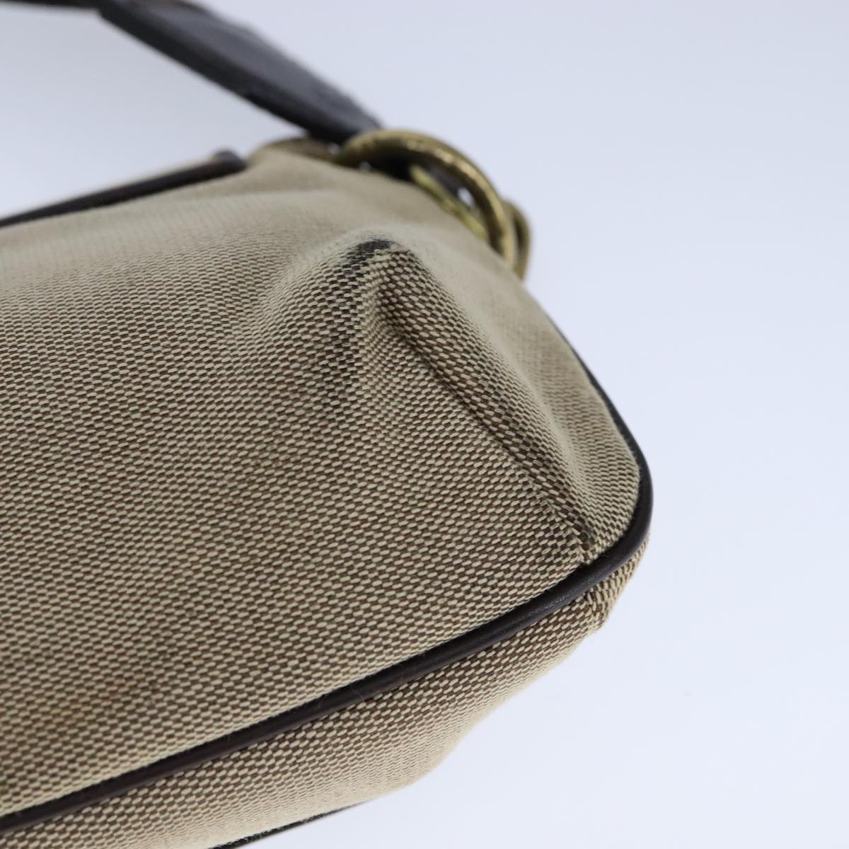 Gucci Beige Canvas Shoulder Bag