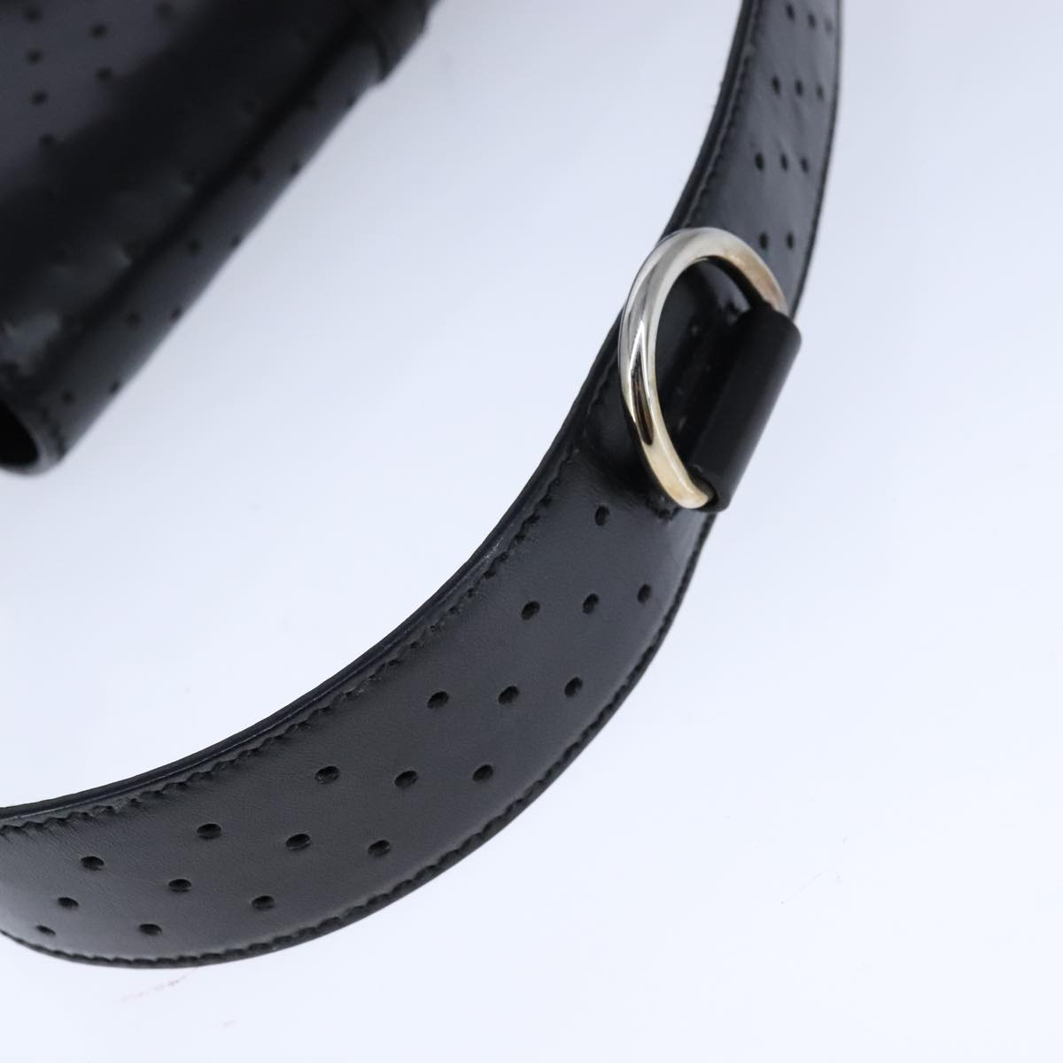 Gucci Interlocking G Black Canvas Shoulder Bag