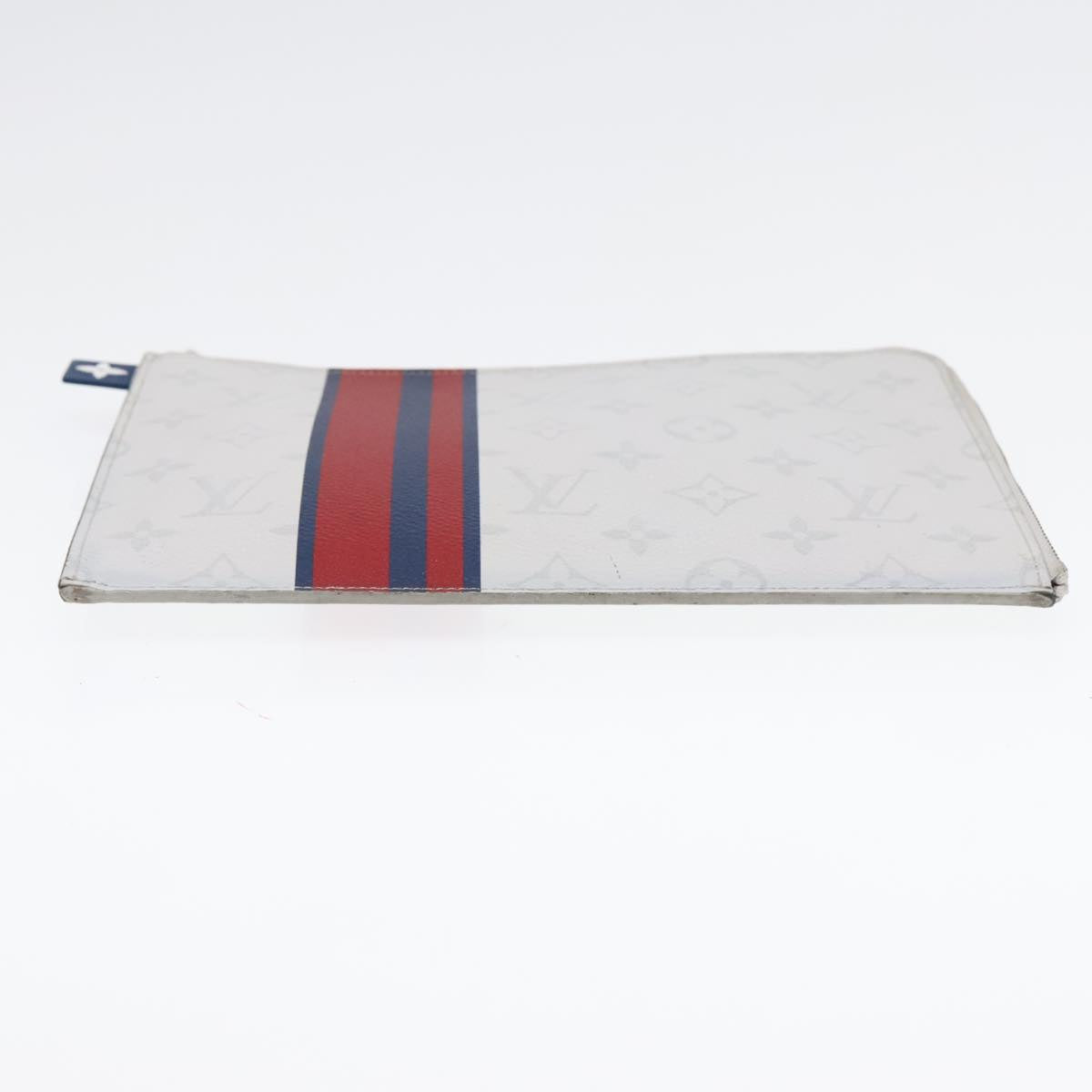 Louis Vuitton Jules White Canvas Clutch Bag