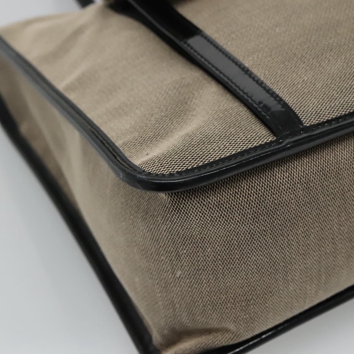 Gucci Grey Canvas Handbag
