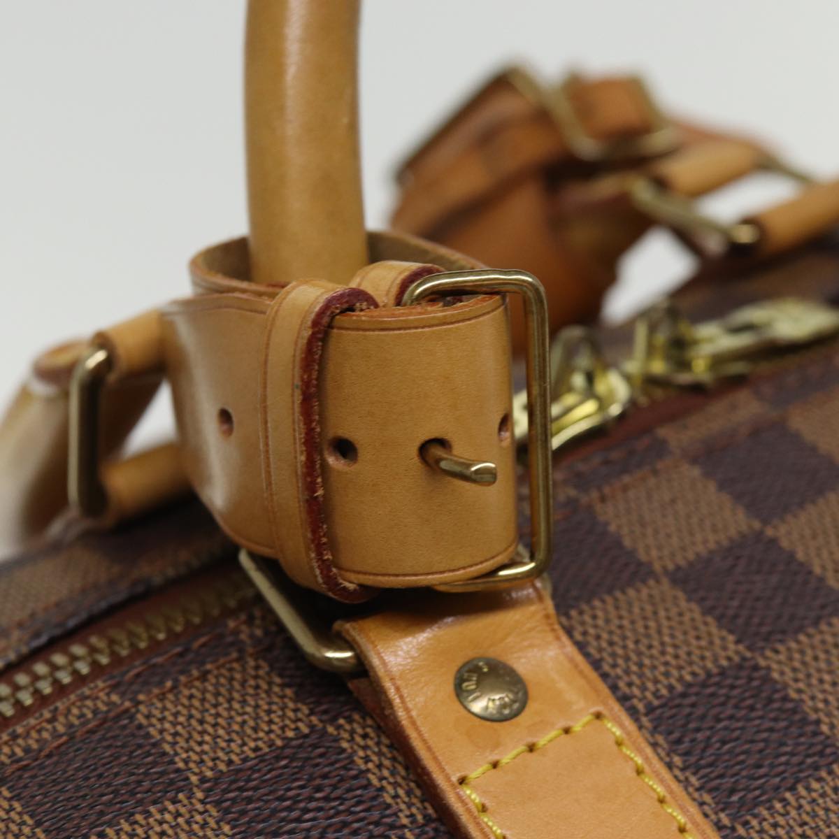 Louis Vuitton Keepall 45 Brown Canvas Travel Bag