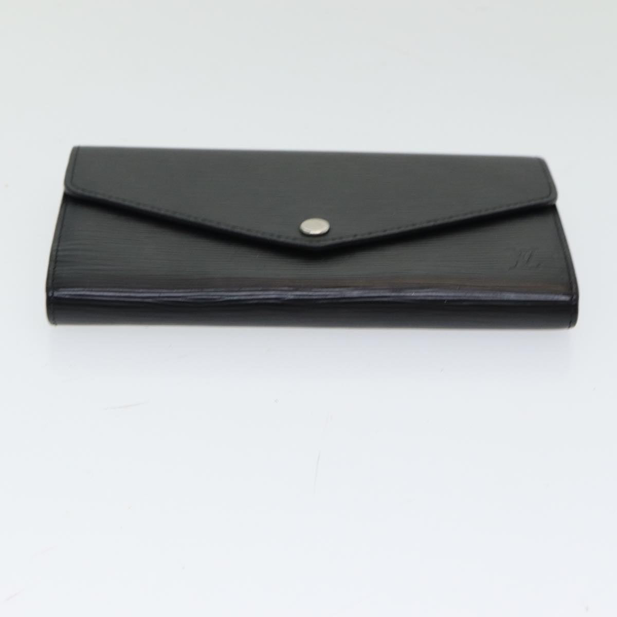 Louis Vuitton Sarah Black Leather Wallet