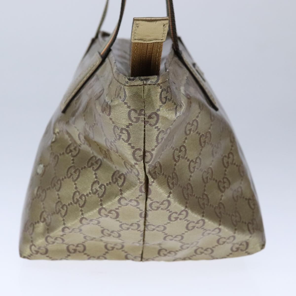 Gucci Gg Crystal Grey Canvas Handbag