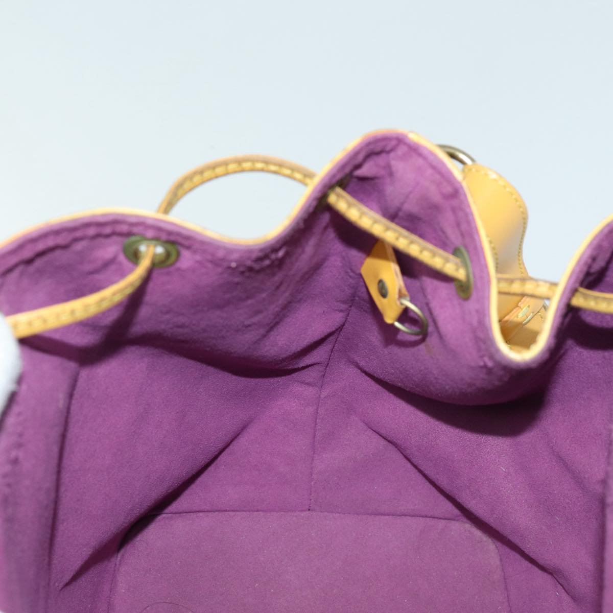 Louis Vuitton Noe Yellow Leather Shoulder Bag