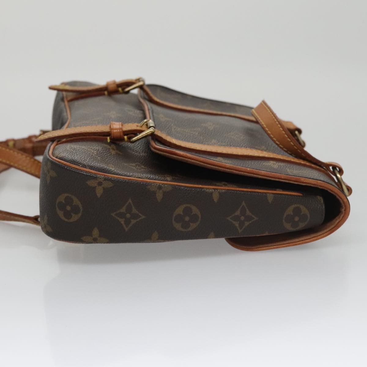 Louis Vuitton Marelle Brown Canvas Backpack Bag