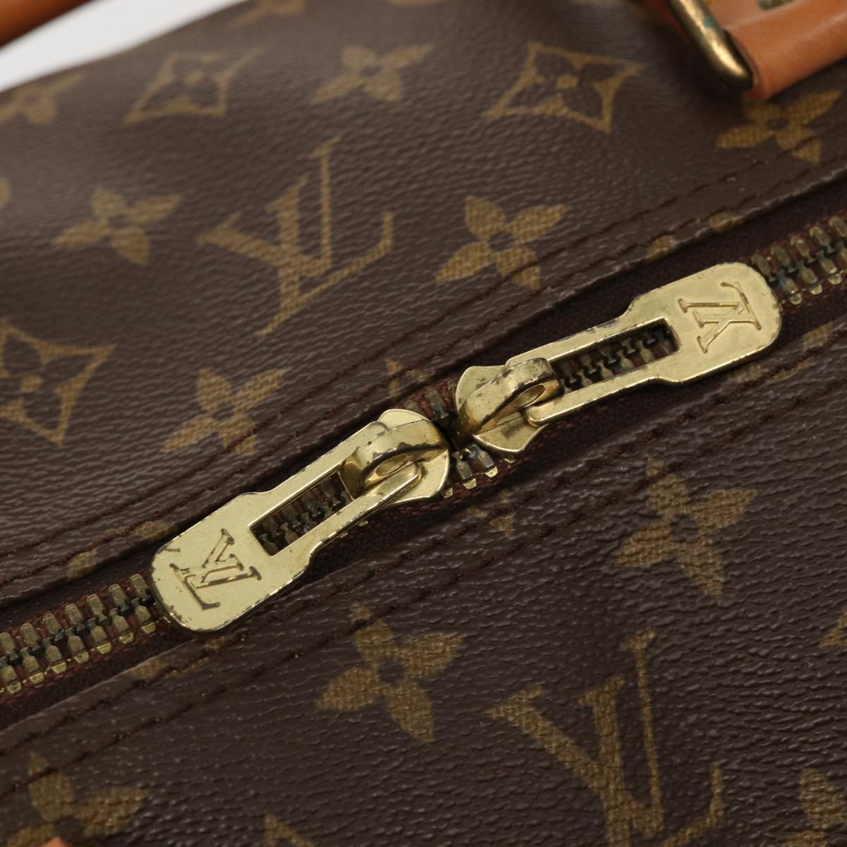 Louis Vuitton Keepall 60 Brown Canvas Travel Bag