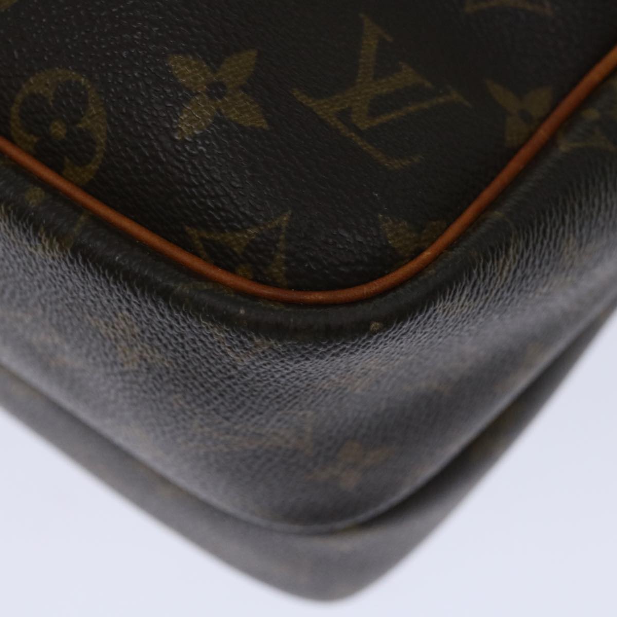 Louis Vuitton Reporter Brown Canvas Shoulder Bag