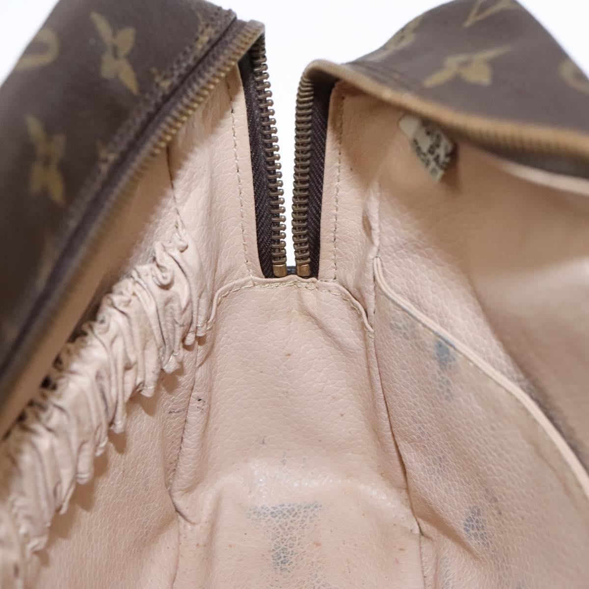 Louis Vuitton Trousse De Toilette Brown Canvas Clutch Bag