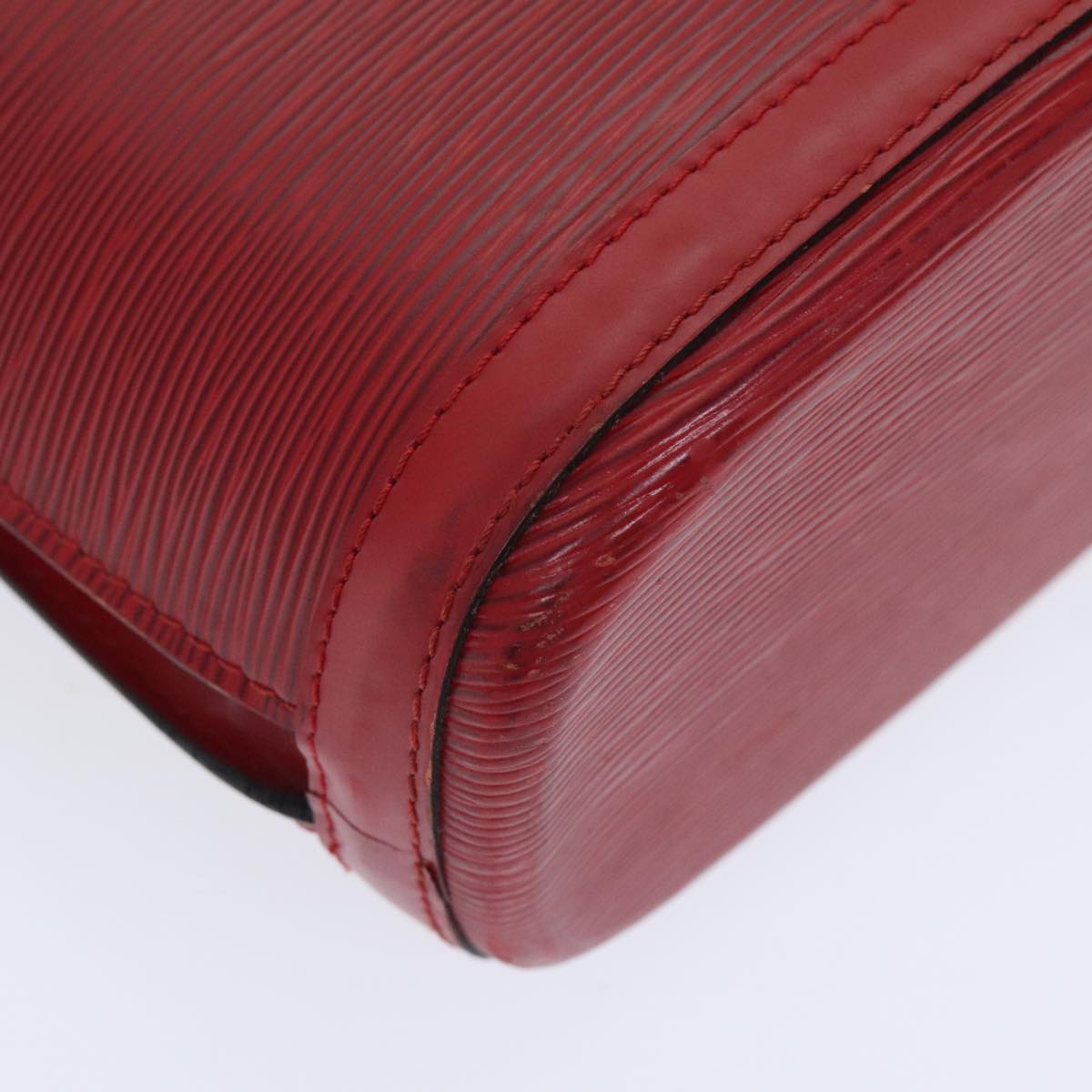 Louis Vuitton Lussac Red Leather Shoulder Bag