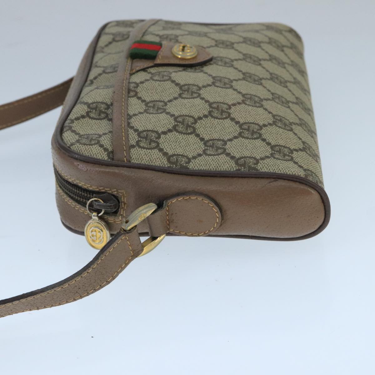 Gucci Gg Supreme Beige Canvas Shoulder Bag